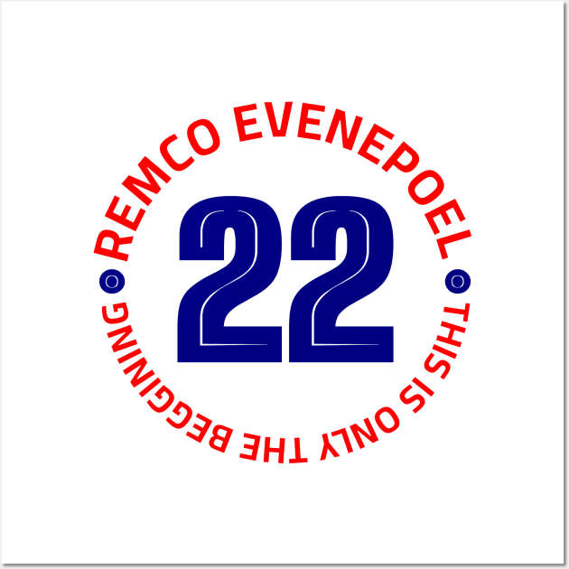 Evenepoel Champion - La Vuelta 2022 (The Beginning) Wall Art by p3p3ncil